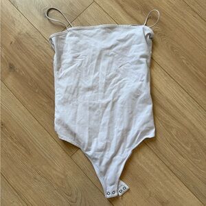 Abercrombie & Fitch Cream Spaghetti Strap Top